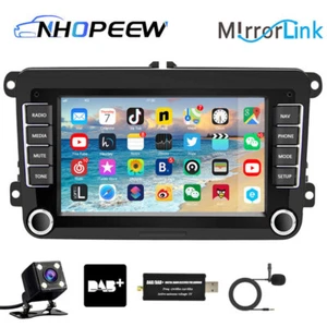 Radio de coche DAB+ 7" Android 13 para VW Golf 5 6 Passat Touran Polo Tiguan GPS NAVI - Imagen 1 de 21