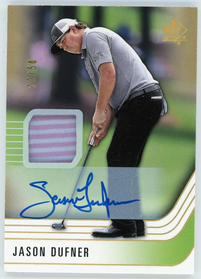 2021 SP Authentic Golf Jason Dufner Auto Relic Limited #/50 - Image 1 of 1