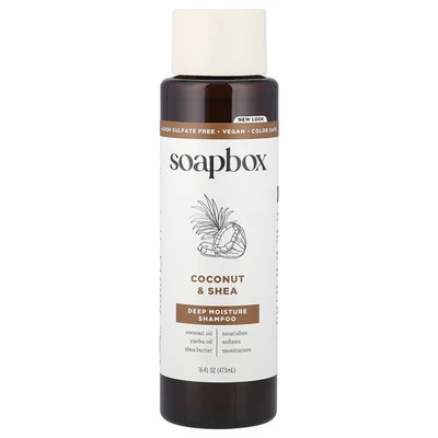 Coconut & Shea, Deep Moisture Shampoo , 16 fl oz (473 ml) - Image 1 of 2
