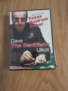 DAVE ULLIOTT THE DEVILFISH HOW TO PLAY TEXAS HOLD EM POKER 2005 DVD - Picture 1 of 2