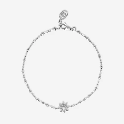 Brazalete Gucci Flora Oro Blanco 18K y Diamantes YBA581817001017 Precio de venta sugerido por el fabricante $3,740 Foto 1 de 4