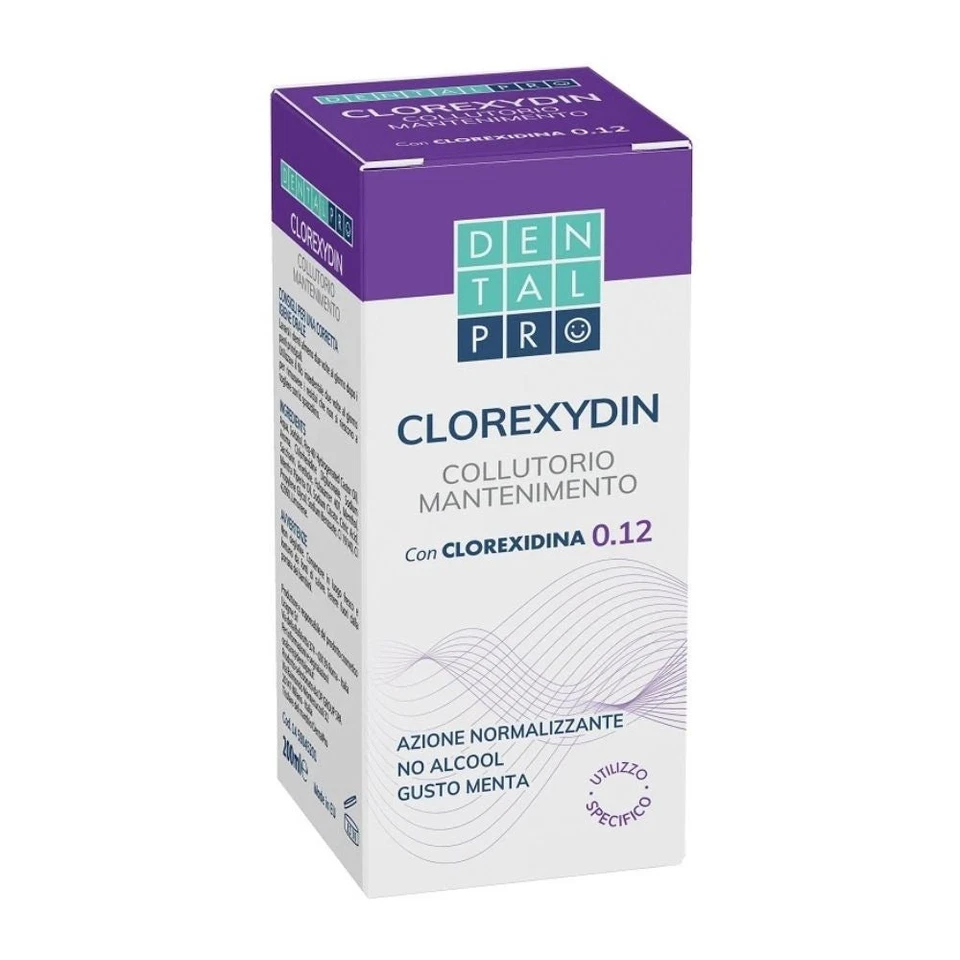 DentalPro Clorexydin - Collutorio Mantenimento con Clorexidina 0.12, 200ml - Immagine 1 di 1