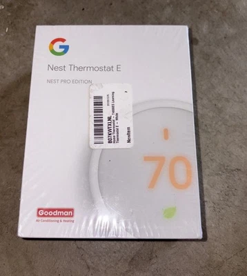 Google Nest Thermostat E Pro Edition(New) Factory Sealed -Model A0063 - Image 1 of 3