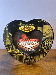 Fabelhafter Las Vegas Nevada herzförmiger Bilderrahmen Keramik mit Wahrzeichen - Bild 1 von 7