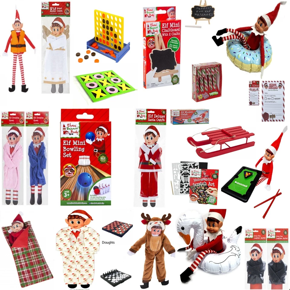Elf Props Accessories Kit Clothes Games Ideas Christmas On The Shelf Ideas - Image 1 of 1