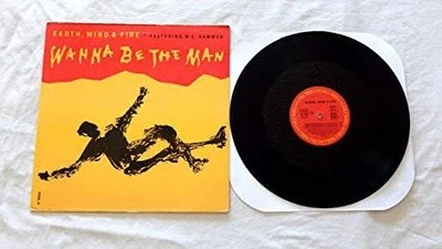 Earth, Wind & Fire Feat. MC Hammer - Wanna Be the Man 12" Vinyl Single 44 73396 Foto 1 de 2