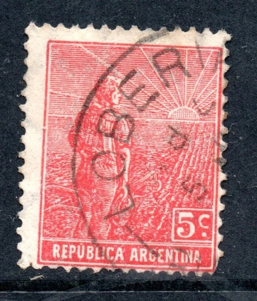 ARGENTINA, 5 CTS. MATASELLOS DE LOBERIA, RRR (NEA353) Foto 1 de 1