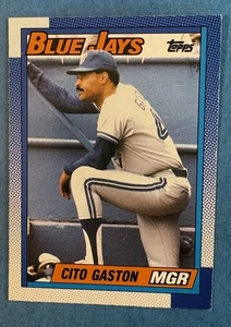 1990 O-Pee-Chee Baseball #201 Cito Gaston Toronto Blue Jays MLB - Picture 1 of 2