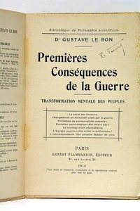 Kriegsfolgen Mentale Transformation der Völker Paris 1916 - Bild 1 von 9