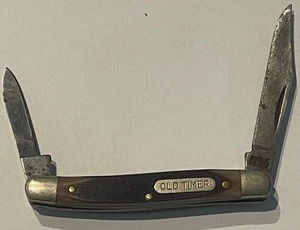 Schrade Old Timer 1040T Mighty Mite 2 Blade Folding Pocket Knife Vintage - Picture 1 of 4
