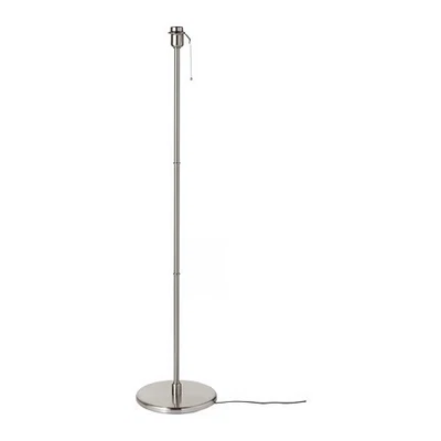 IKEA KRYSSMAST Floor Lamp Nickel Plated 61" 204.056.36 NEW - Image 1 of 4