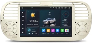 Android Auto Car Radio GPS Screen For FIAT 500 2008-2015 Multimedia CarPlay GPS - Picture 1 of 10