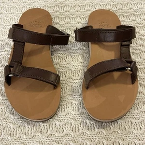 Sandale femme Teva originale universelle cuir taille 8 parfait état - Photo 1/10
