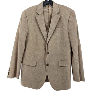 Blazer Stafford Para Hombres 40R Beige Calce Clásico Lino Algodón Abrigo Deportivo Chaqueta Verano - Imagen 1 de 14
