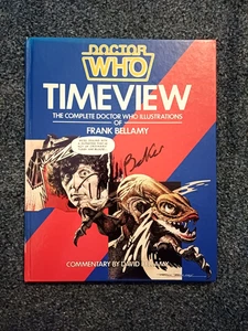 DOCTOR WHO TIMEVIEW Frank Bellamy HB Buch SIGNIERT VON TOM BAKER - Bild 1 von 5