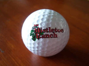 LOGOTIPO DE RANCHO DE PELOTA DE GOLF MUÉRDAGO... - Imagen 1 de 1