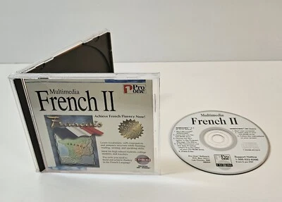 Multimedia French II PC CD-Rom 1996 Windows 95 Pro One Language Software - Image 1 of 2
