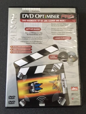DVD Lens Cleaner Optimiser Pro Allsop 2 Discs System See Pictures - Image 1 of 4