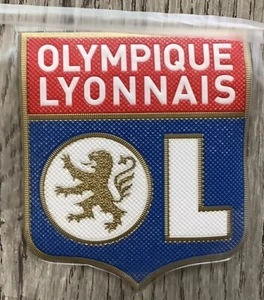 OL OLYMPIQUE LYONNAISE NATIONAL FOOTBALL TEAM LOGO BÜGELBILD AUFNÄHER - Bild 1 von 2