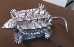 snapping turtle hotrod car hood ornament - Picture 1 of 5