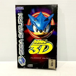 Sonic 3D: Flickies' Island + Manual - Sega Saturn - Tested & Working - Free Post - Picture 1 of 6