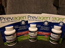  Lot Of 3..Prevagen Extra Strength 20mg Capsules - 60 Count. 6 Month Supply