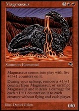 Magmasaur X4 (Tempest) MTG (LP) *CCGHouse* Magic