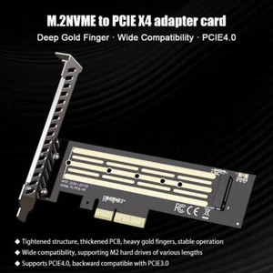 Scheda Adattatore M.2 NVME SSD a PCIe 3.0, SSD PCIe3.0 M2 NUOVO Adattatore X4 PCI O5U K - Foto 1 di 10