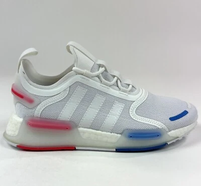 Adidas Originals NMD V3 J Kids 6 Shoes Sneakers Athletic White Red Blue - Image 1 of 4