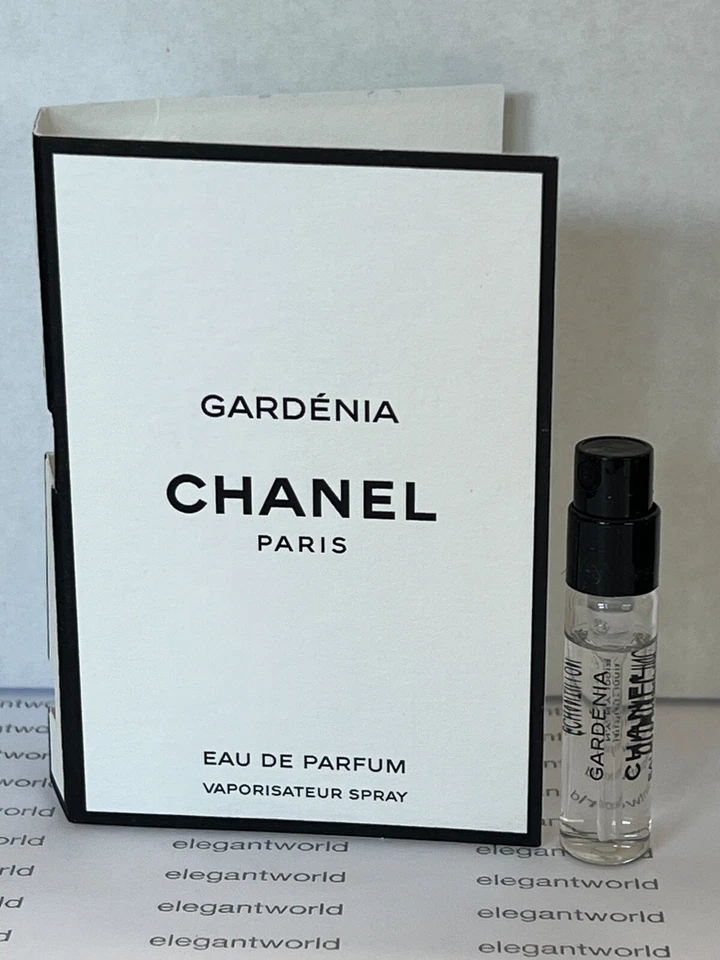 5 X CHANEL Gardenia Eau De Parfum EDP Sample Spray 1.5ml / 0.05oz Each