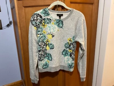 Moletom floral feminino J Crew - Pequeno - Imagem 1 de 4