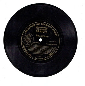 Small Ball Francis Lemarque 33 RPM 17Cm Flexible Reader's Digest - Picture 1 of 1