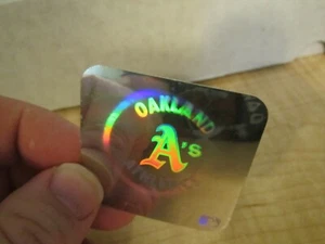 1990 Upper Deck Collectors Choice Baseball Team Logo Sticker Oakland Athletics - Picture 1 of 2