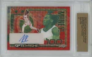 2022 Leaf So Money! Red Flood Super Prismatic Gold Keon Ellis 1/1 Auto RC