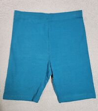 Zenana Premium Biker shorts Small Blue basic cotton spandex legging