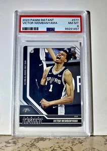 Victor Wembanyama 2023 Panini NBA All-Rookie 1st Team #577 Rookie Card PSA 8 - Picture 1 of 2