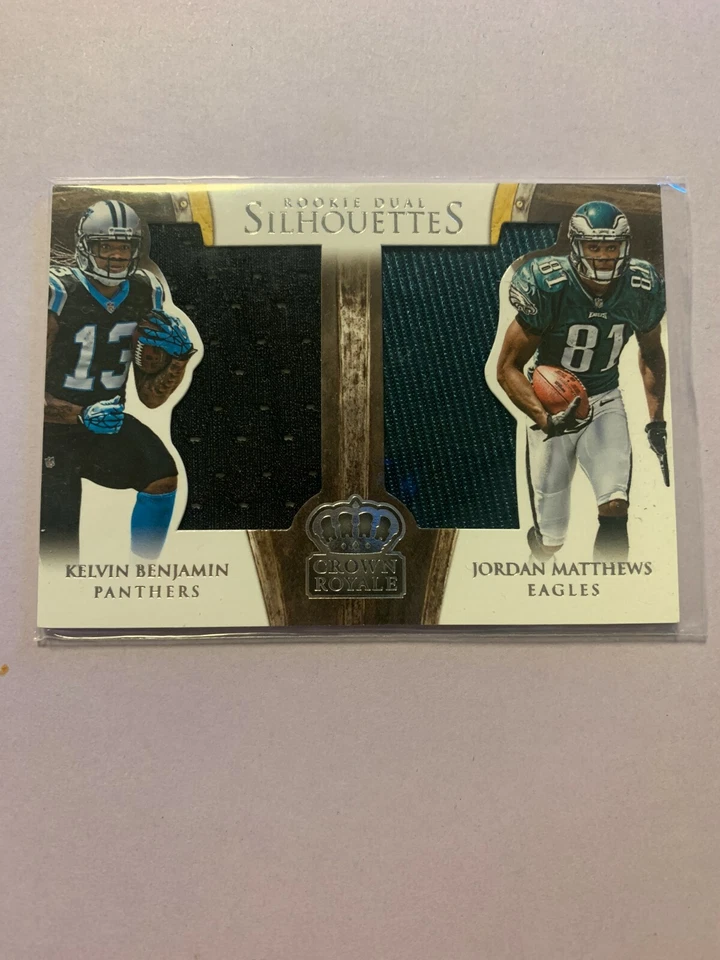 A6123 - 2014 Crown Royale Dual Rookie #DSWR2 Jordan Matthews/Benjamin Jerseys/99 - Image 1 of 1