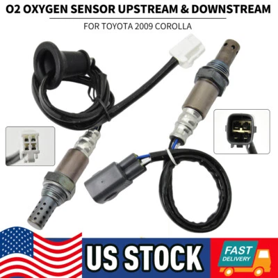 2x Oxygen O2 Sensor for Toyota Corolla 2009-2010 1.8L Upstream + Downstream USA - Image 1 of 4