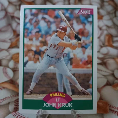 1989 Score Traded - John Kruk #70T - Philadelphia Phillies - Image 1 of 2
