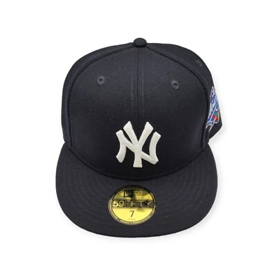 New Era New York Yankees 59Fifty 1998 Serie Mundial Lana Azul Marino Sombrero Ajustado Foto 1 de 4