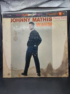 Johnny Mathis with Percy Faith Warm by Columbia Records 33rpm VINYL LP Record - Picture 1 of 2