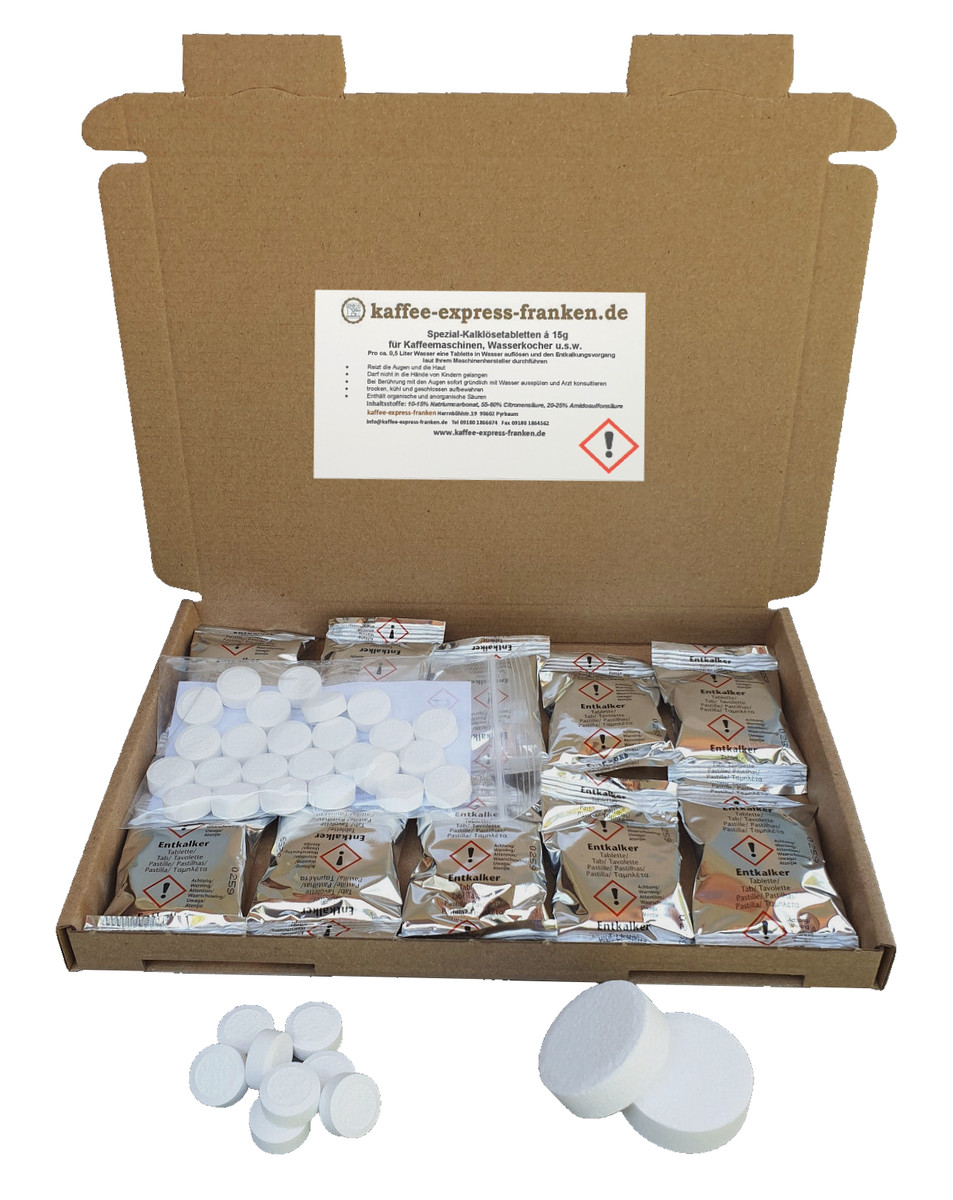 10 Entkalkertabletten Für Siemens EQ Kaffeemaschin Produktbild-Vorschau 1