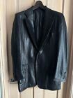 GUCCI ｂｙ TOM FORD Sheepskin Leather Blazer Tailored Jacket Size 52 Men's Black .
