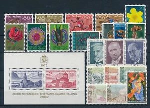 Liechtenstein 1972 Juego Año Completo MNH - Imagen 1 de 1