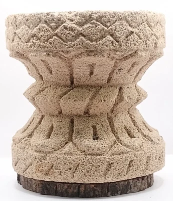 Base pisapapeles antigua de piedra arenisca original tallada a mano - 4,27 lb Foto 1 de 4