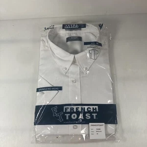 Boys Girls White Oxford Shirt E9003 French Toast Short Sleeve Uniform size 20 - Picture 1 of 8