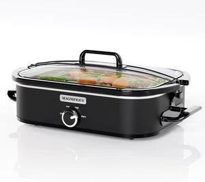[NEW] MAGNIFIQUE 4-Quart Slow Cooker with Casserole Manual Warm Setting - Perfec - Picture 1 of 12