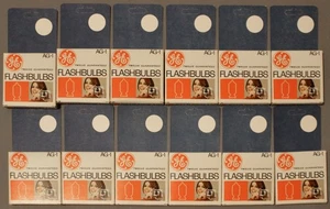 AG-1 Clear Flashbulbs, Full Box of 144, GE, Clear, Brand New, New Old Stock - Picture 1 of 5