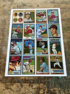 Art of Pete Rose Baseball Cards 8.5 x 11 Poster - Picture 1 of 1