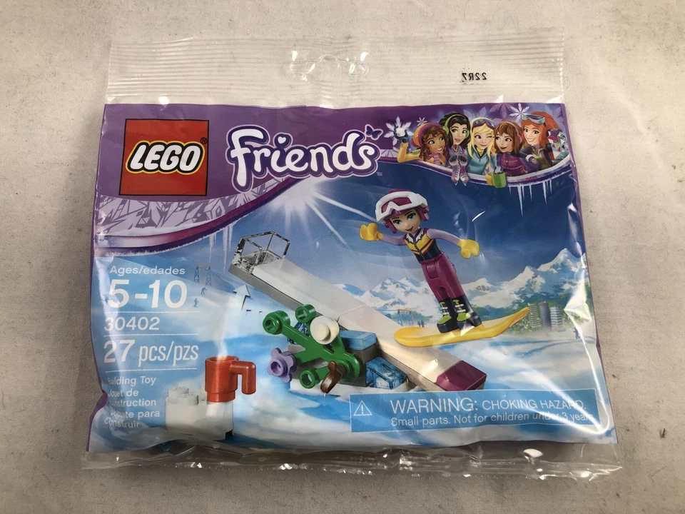 Lego Baggie 30402 Friends Snowboard Nuevo Sin Abrir Foto 1 de 1